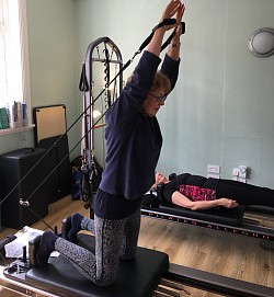 Using the long ropes on the Reformer