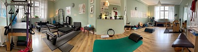 A panoramic view of the Studio