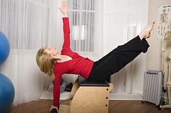 Spine Twist on the Wunda Chair